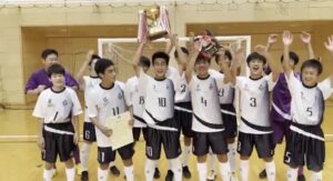 松山城北FCの皆さんがU15選手権愛媛退会で優勝！
