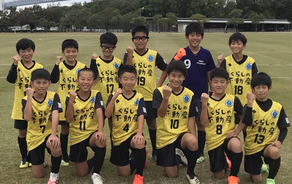AQUA FC 第45回U-12サッカー選手権香川県大会1回戦勝利